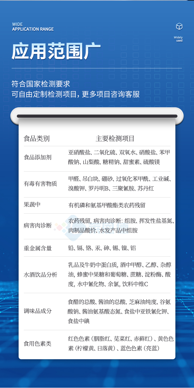 多功能食品安全檢測儀